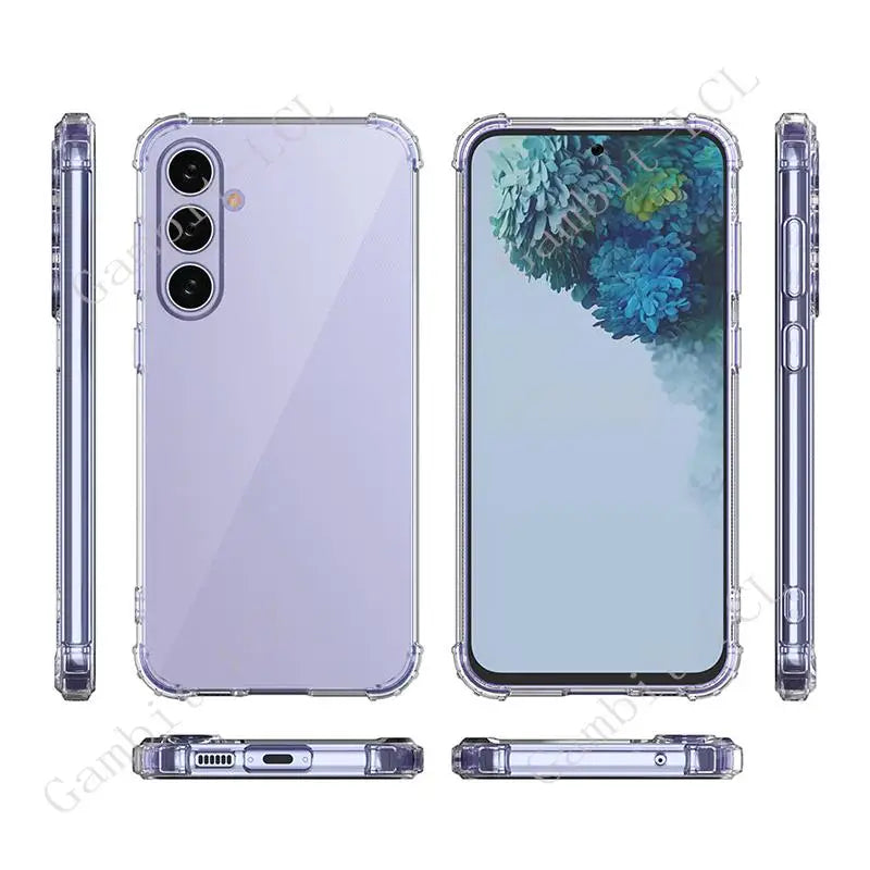Case For Samsung Galaxy M55 M35 A35 A24 4G A14 A15 A25 A54 A34 A55 M54 M34 5G Silicone Phone Protective Back Shell Soft TPU Case