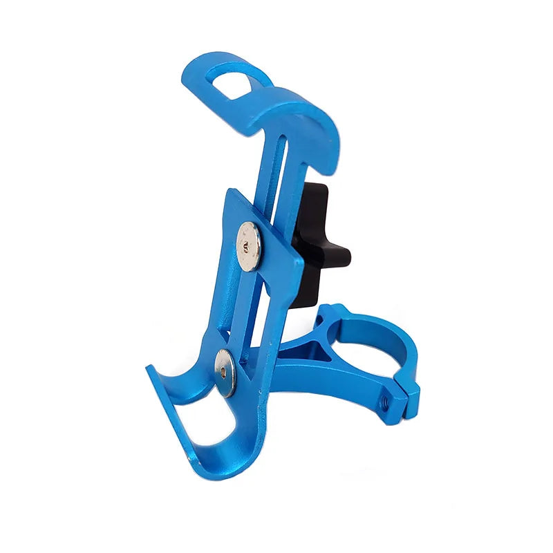 offer Metal Aluminum Alloy Mobile Phone Holder MTB Mountain Bike Phone Stand Shock-proof Fixed Navigation Bracket Cycling Accessories