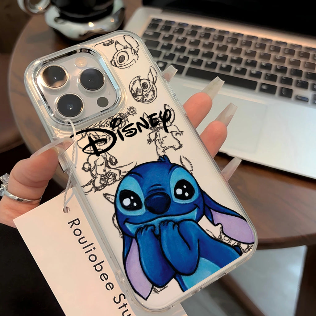 2026 Cool Cartoon Cute Stitchs Phone Case For iPhone 17 16e 16 15 14 13 12 11 mini Pro Max X XR XSMAX 8 7 Air Plus Soft Cover