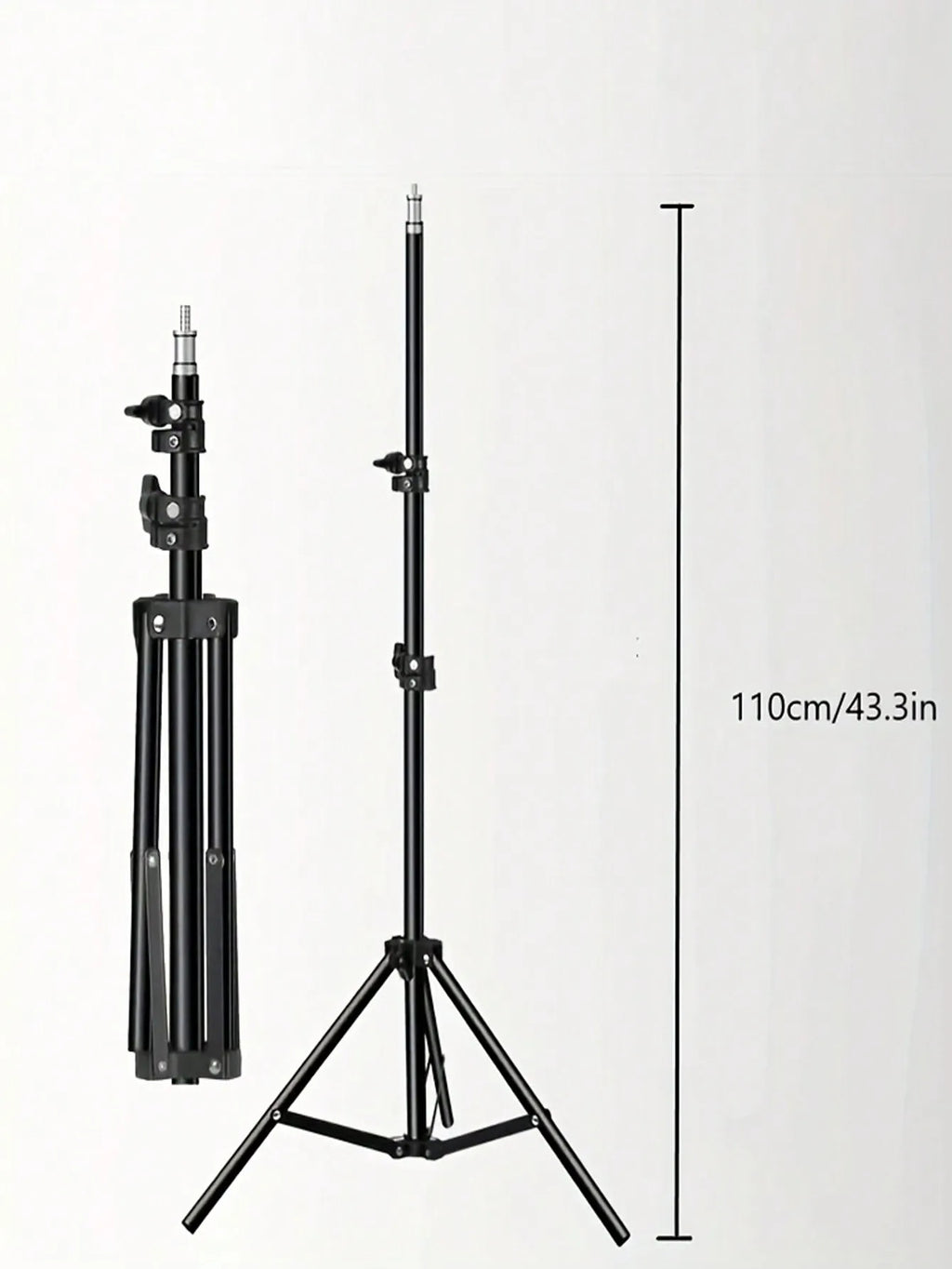 110cm Tripod Stand with 10-Inch Ring Light Live Stream Selfie Kit