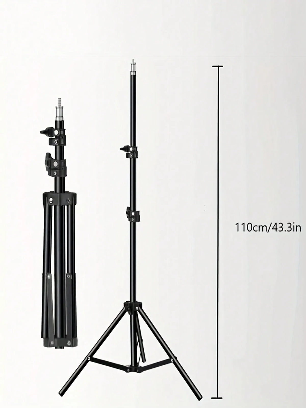 110cm Tripod Stand with 10-Inch Ring Light Live Stream Selfie Kit