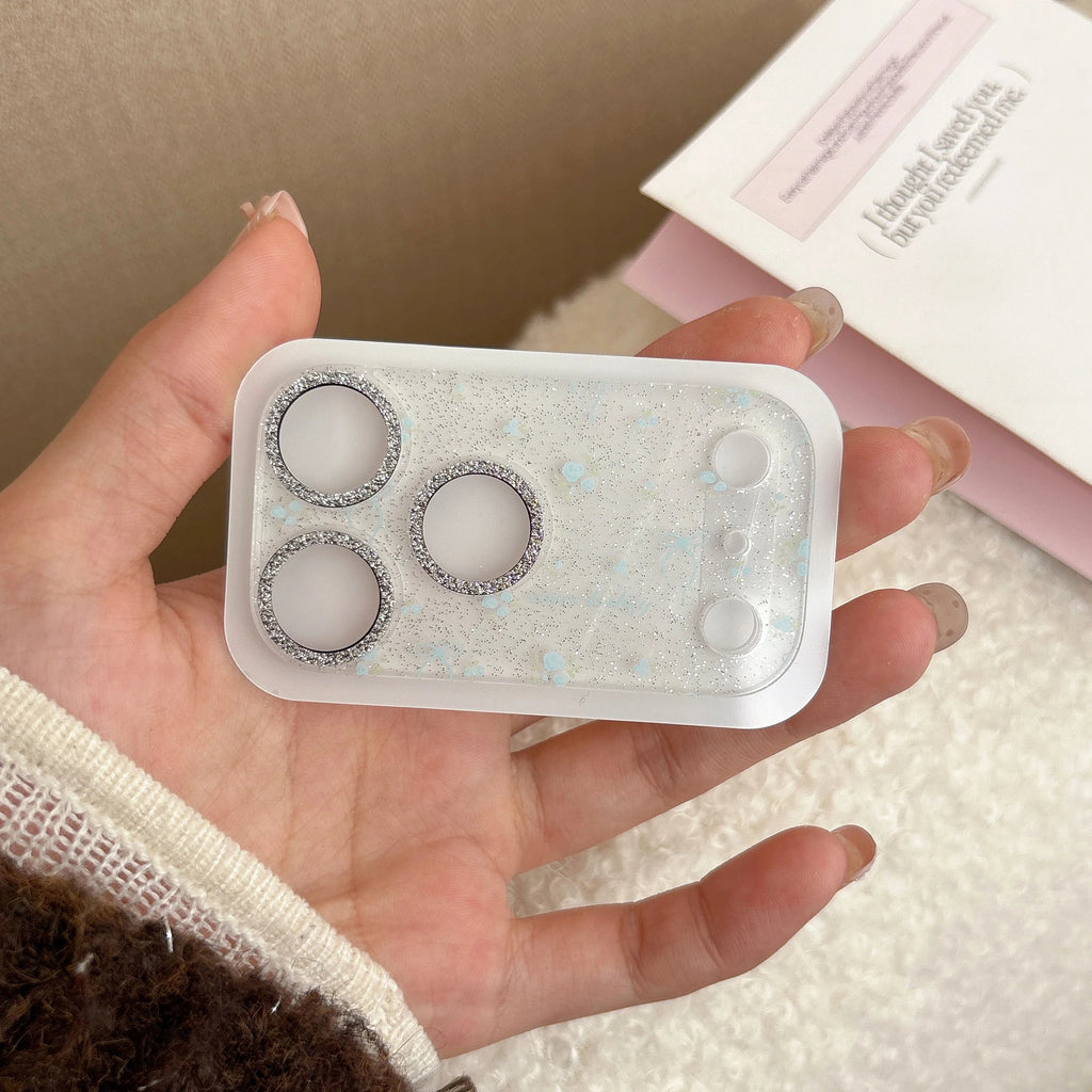 2026 Ins New Glitter Bling Camera Lens Protector For iPhone 17 Pro Max 17promax 17pro Protective Glass Lens Screen Protectors