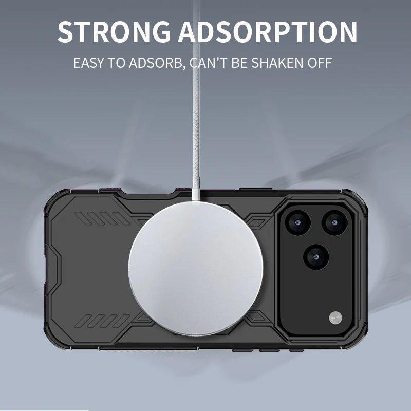 Hard Magnetic Case for Iphone 17 Pro Max Air 16e 16 15 Plus 17 Pro Max Iphone17 Iphone16 Accessories Shockproof Cases
