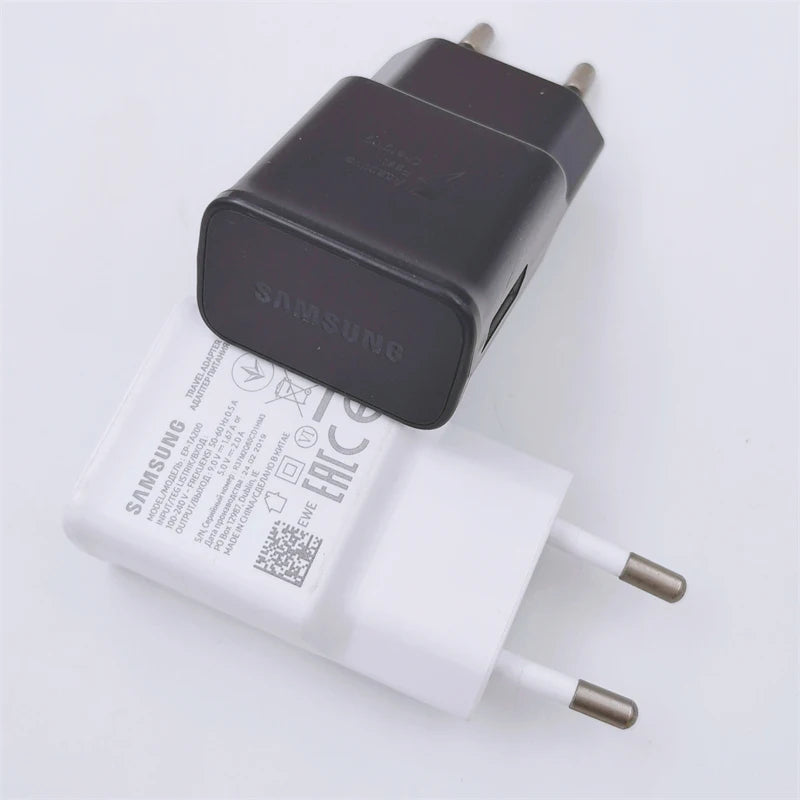 Samsung Galaxy A12 A13 A14 A15 A16 F42 M14 Fast Charger 15W EU/US Wall Power Adapter Type C Cable For Galaxy S10 S9 S8 Plus M55