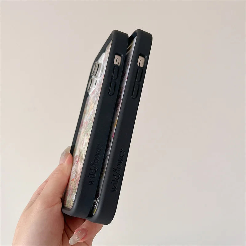 Wildflower 3D Girls Grassland rabbit Phone Case for iPhone 16 15 14 13 12 17 Pro Max Plus Air 17pro WF Pointe ballet shoes Cover