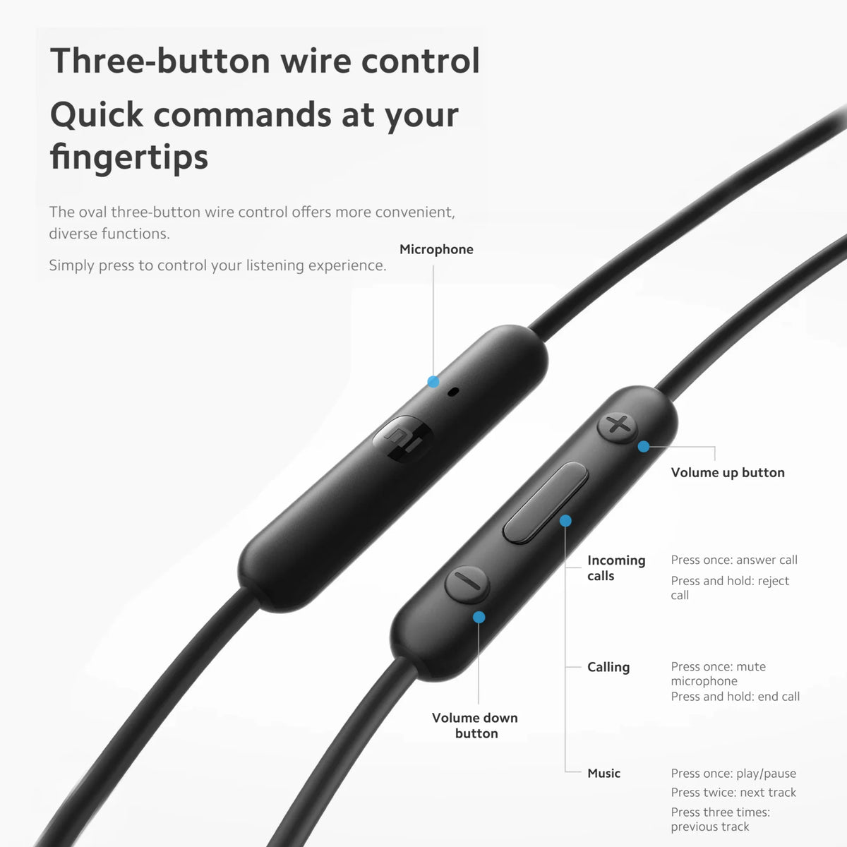 Original Xiaomi Type-C In-Ear Earphones – Wired Headset for Redmi & POCO Smartphones