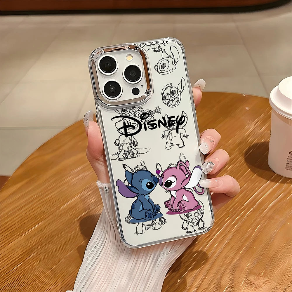 2026 Cool Cartoon Cute Stitchs Phone Case For iPhone 17 16e 16 15 14 13 12 11 mini Pro Max X XR XSMAX 8 7 Air Plus Soft Cover