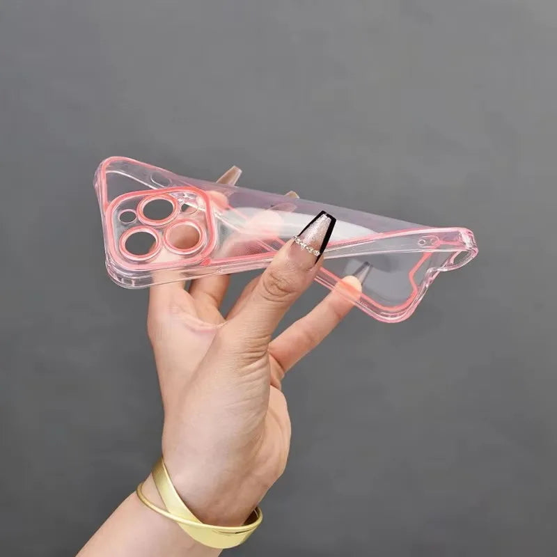 2026 New Luminous Clear Soft TPU Phone Case for iPhone 17 16 15 14 Pro Max 16 15 14 Plus 13 12 XR 11 Anti-Knock Protective Cover