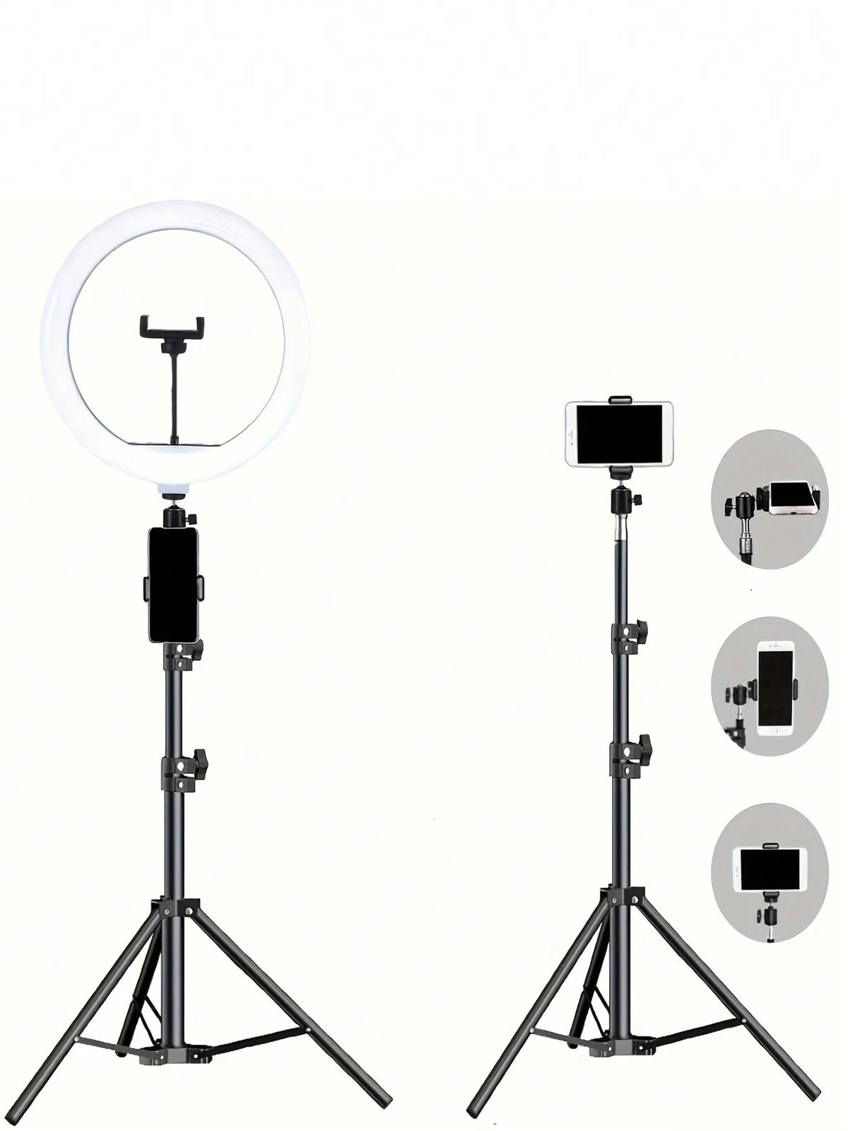 110cm Tripod Stand with 10-Inch Ring Light Live Stream Selfie Kit