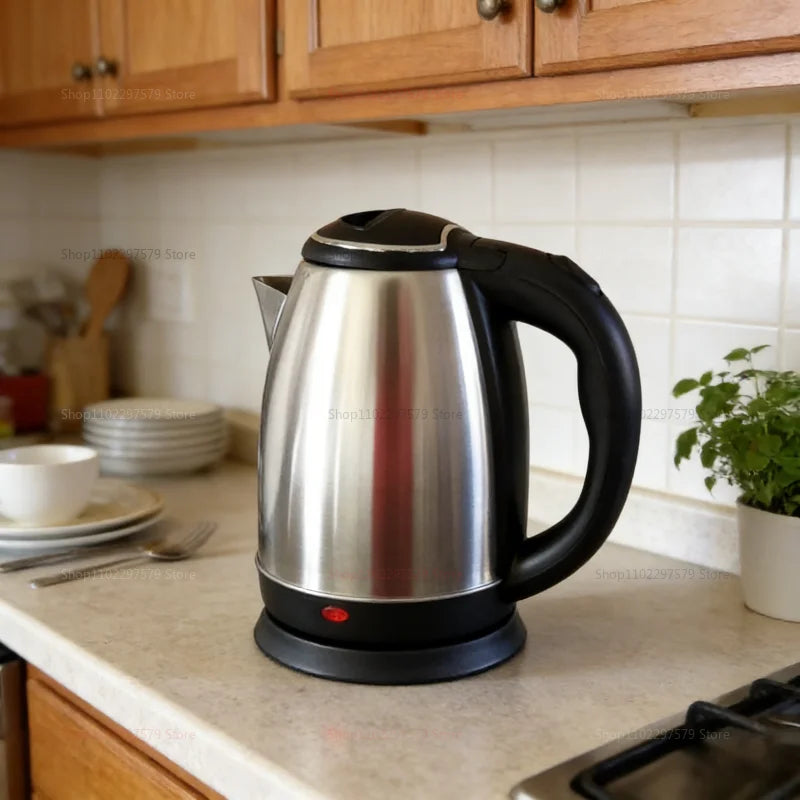 2L Household Electric Kettle Electric Heater Food Grade Stainless Steel Safe And Fast Heating Portable Water Boiler Fast kettle