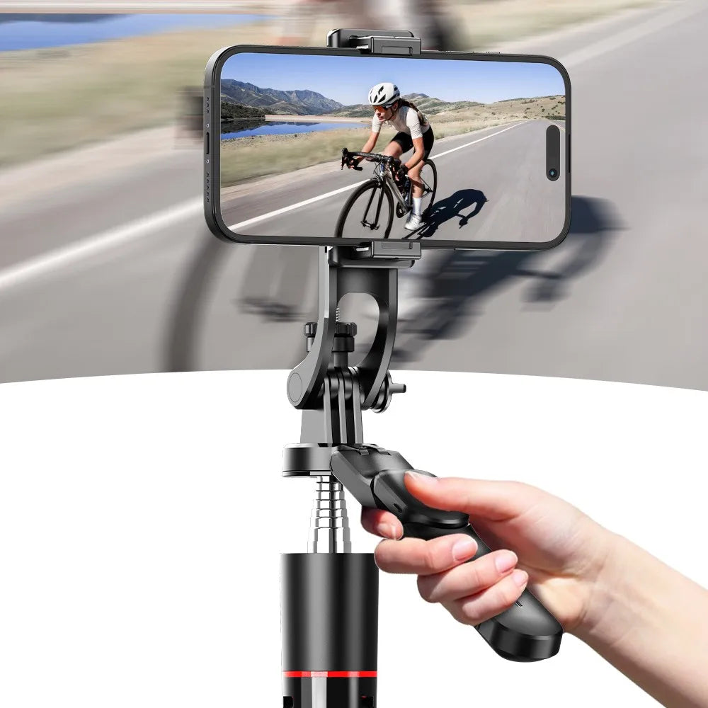 BSLIUFANG 2026 New 1.7M Wireless Selfie Tripod Foldable Stand For Action Cameras Smartphones Balance Steady Shooting Live