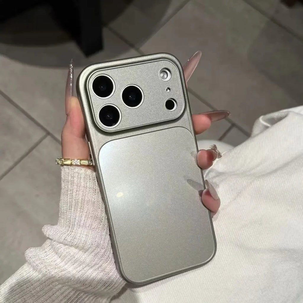 Original AG Nano Frosted Matte Luxury Phone Case For iPhone 17 14 13 16 15Pro Max Shockproof Cover With Camera Button Protectionv
