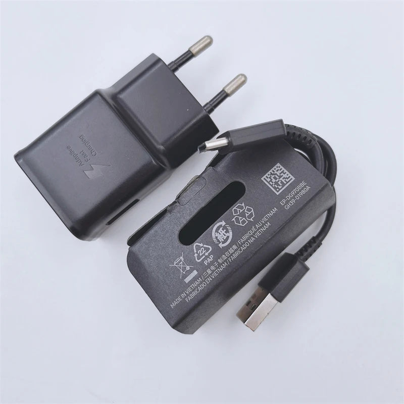 Samsung Galaxy A12 A13 A14 A15 A16 F42 M14 Fast Charger 15W EU/US Wall Power Adapter Type C Cable For Galaxy S10 S9 S8 Plus M55