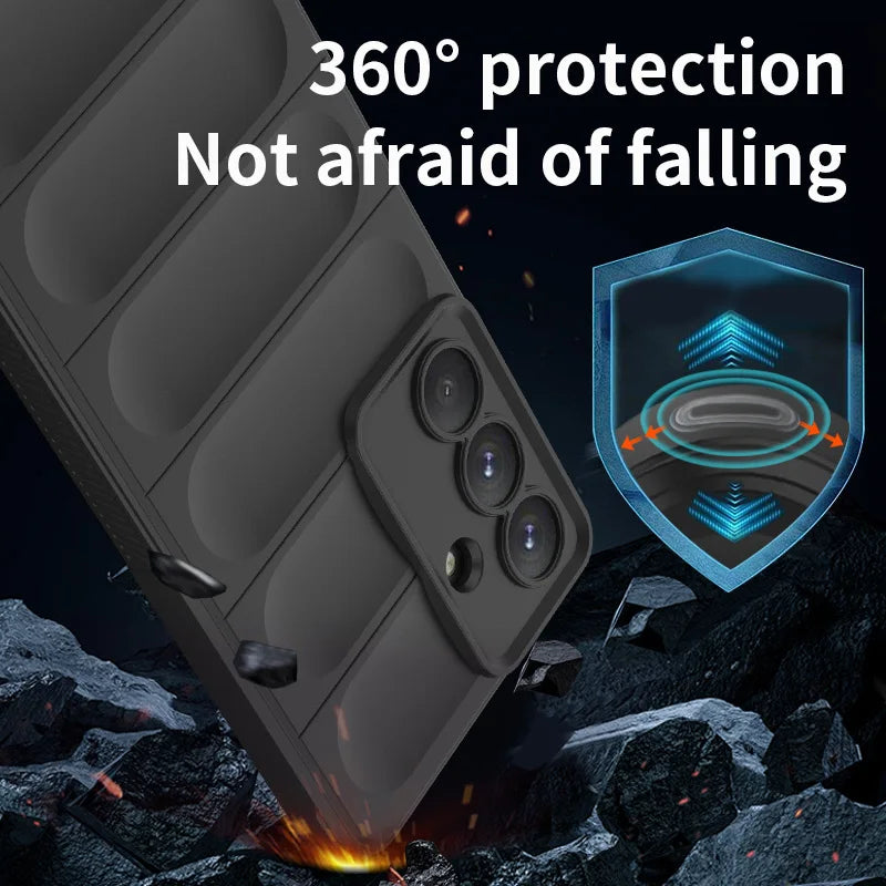 Soft Cell Phone Funda Case for Samsung Galaxy S26 Ultra S25 FE S23 S24 Plus S22 A17 A56 A36 A16 A55 A35 A15 Back Cover