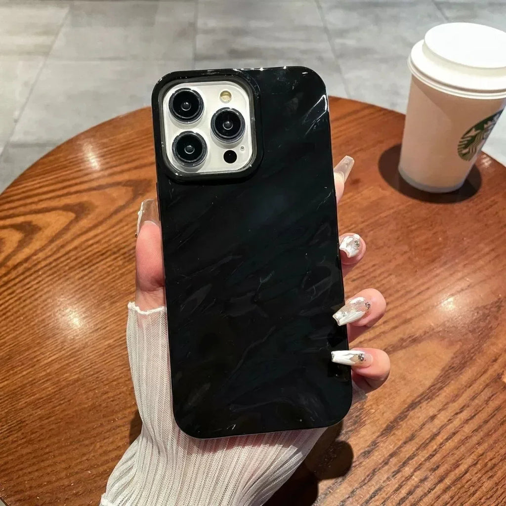 Soft Candy Wavy Pattern Phone Case For iPhone 17 16 11 12 13 14 15 Pro Max Xs Max XR 7 8 Plus 17Air Shockproof Bumper Cover