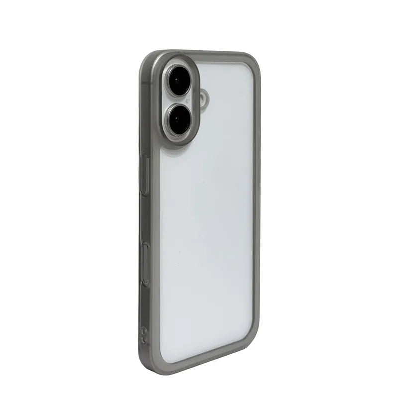 2026 New 3D Matte Soft TPU Bumper Frame Camera Lens Protection Phone Case For iPhone 17 Pro Max 16 15 14 Plus 13 12 Back Cover