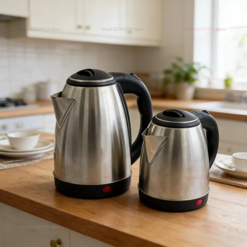 2L Household Electric Kettle Electric Heater Food Grade Stainless Steel Safe And Fast Heating Portable Water Boiler Fast kettle
