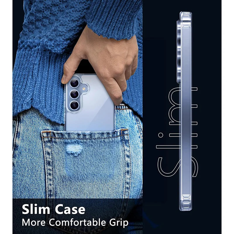 2026 Flexible Durable Phone Case for Samsung Galaxy A07 A17 A37 A57 4G 5G Clear TPU Cover 360 Soft Transparent Shockproof Shield