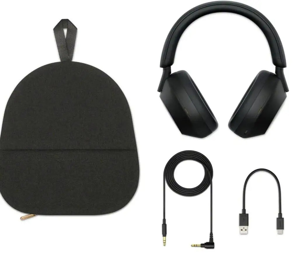 Sony WH-1000XM5 Advanced noise-cancelling headphones, automatic NC optimizer, 30-hour battery life,Alexa voice control, black