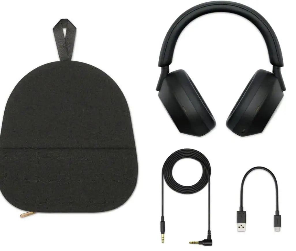 Sony WH-1000XM5 Advanced noise-cancelling headphones, automatic NC optimizer, 30-hour battery life,Alexa voice control, black