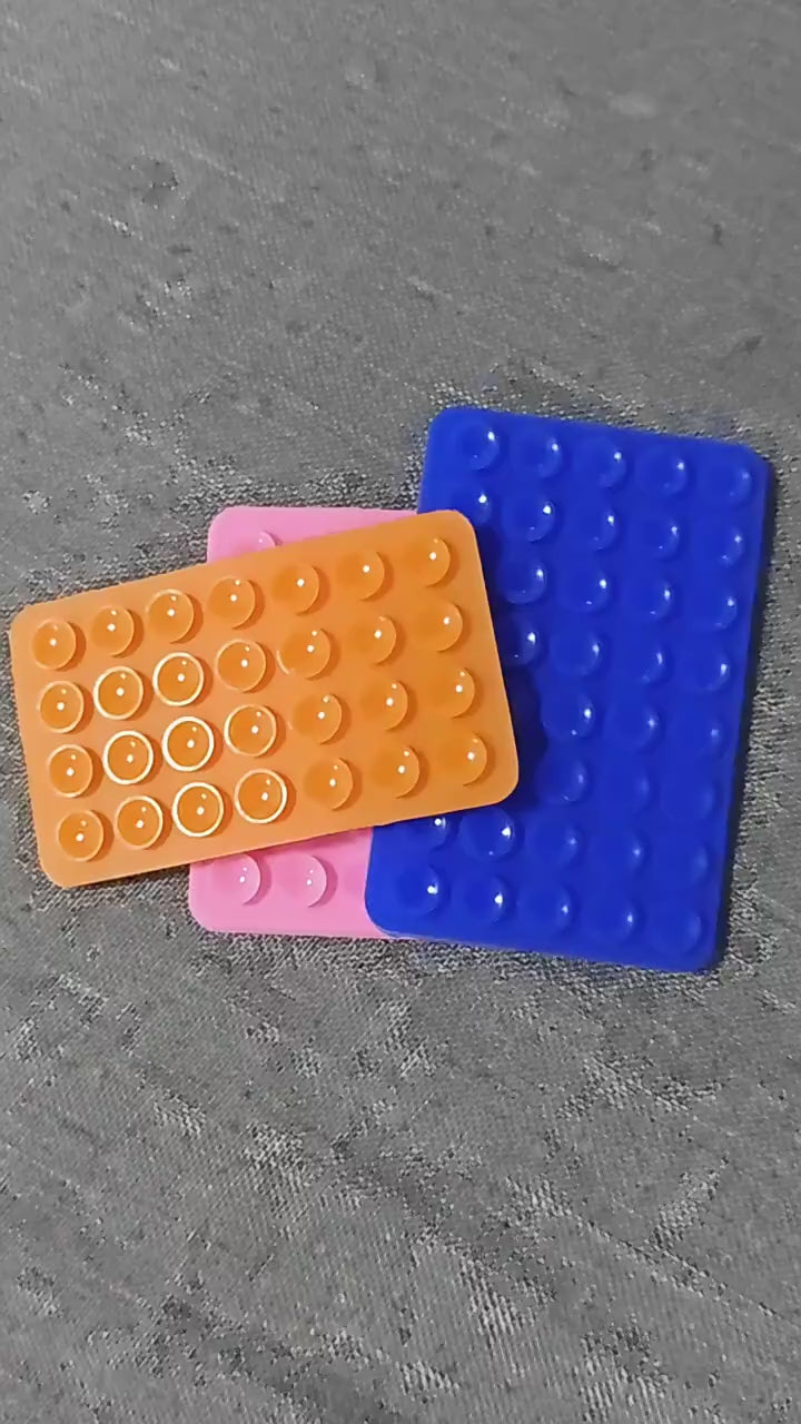 2026 Double Side Silicone Suction Pad For Mobile Phone Fixture Suction Cup Backed Adhesive Silicone Rubber Sucker Pad For Fixing