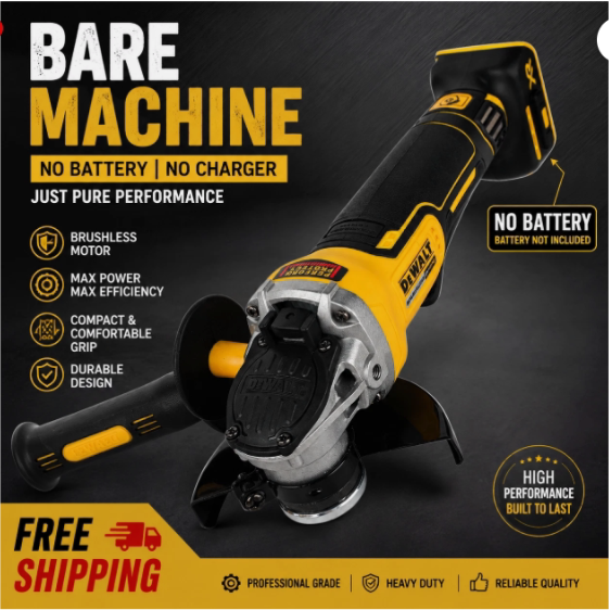 DEWALT 18V Brushless 125mm Angle Grinder Bare Tool Free Shipping