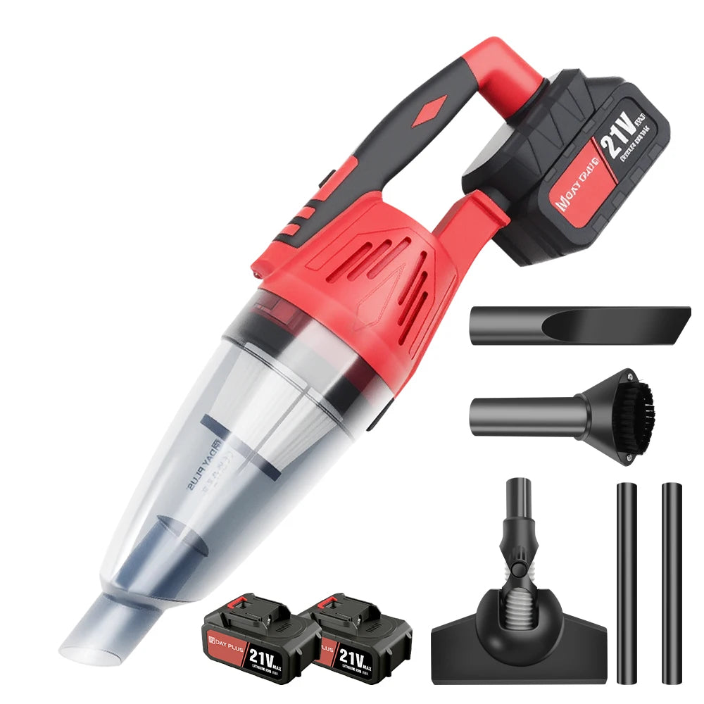 Cordless Vacuum Cleaner, 55KPA Lightweight Vacuum Cleaners for Home with Rechargeable 2200 mAh Battery, Handheld Vacuum for Home