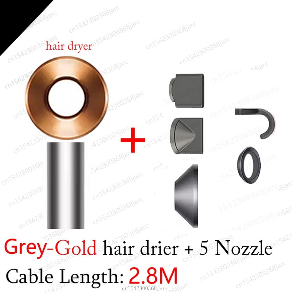 SenCiciMen Professinal Hair Dryer Negative Ion Blow Dryer Quick Dry Leafless Hairdryer Salon Home Constant Temperature Hair Care