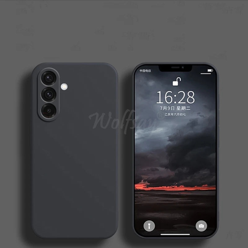 For Samsung Galaxy S26 Case Liquid Silicone Plain Rubber Funda Samsung Galaxy S26 Case Phone Protector Cover S26 Ultra Edge Case