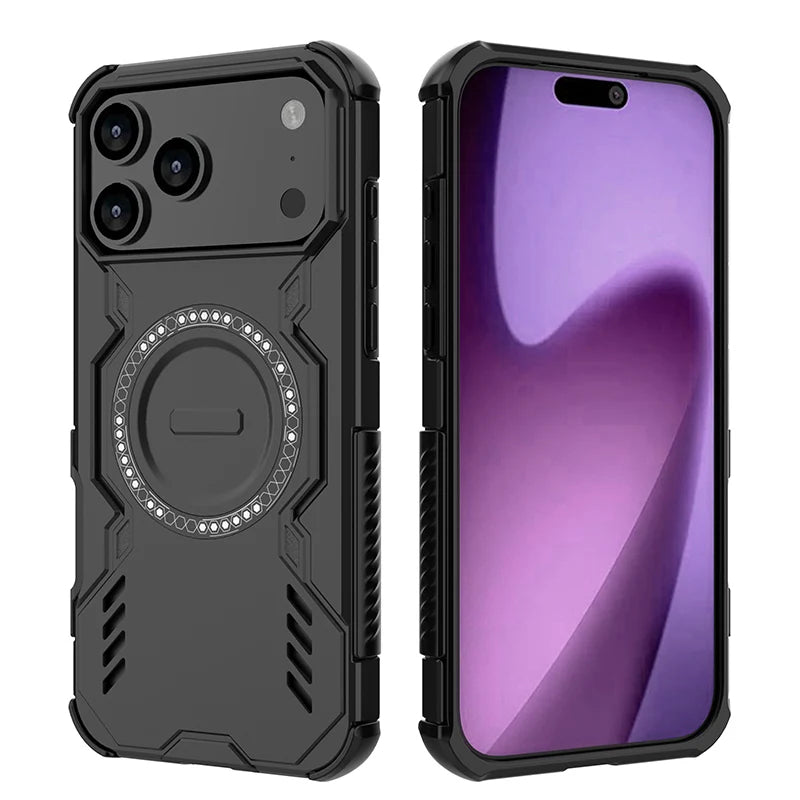 Hard Magnetic Case for Iphone 17 Pro Max Air 16e 16 15 Plus 17 Pro Max Iphone17 Iphone16 Accessories Shockproof Cases