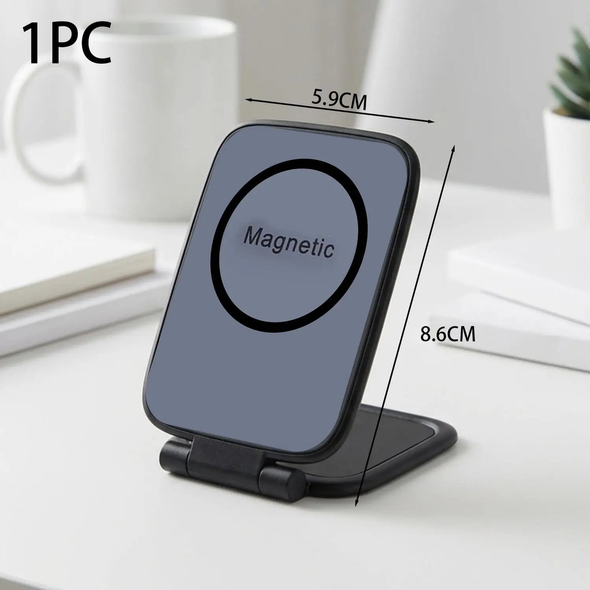 2026 Magnetic Phone Holder for MagSafe Car Mount with Dual Side Strong Magnets Ultrathin Adjustable Cell Phone Holder Universal
