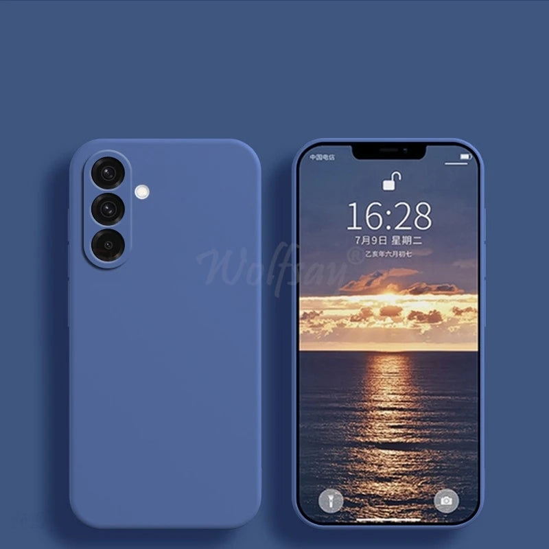 For Samsung Galaxy S26 Case Liquid Silicone Plain Rubber Funda Samsung Galaxy S26 Case Phone Protector Cover S26 Ultra Edge Case