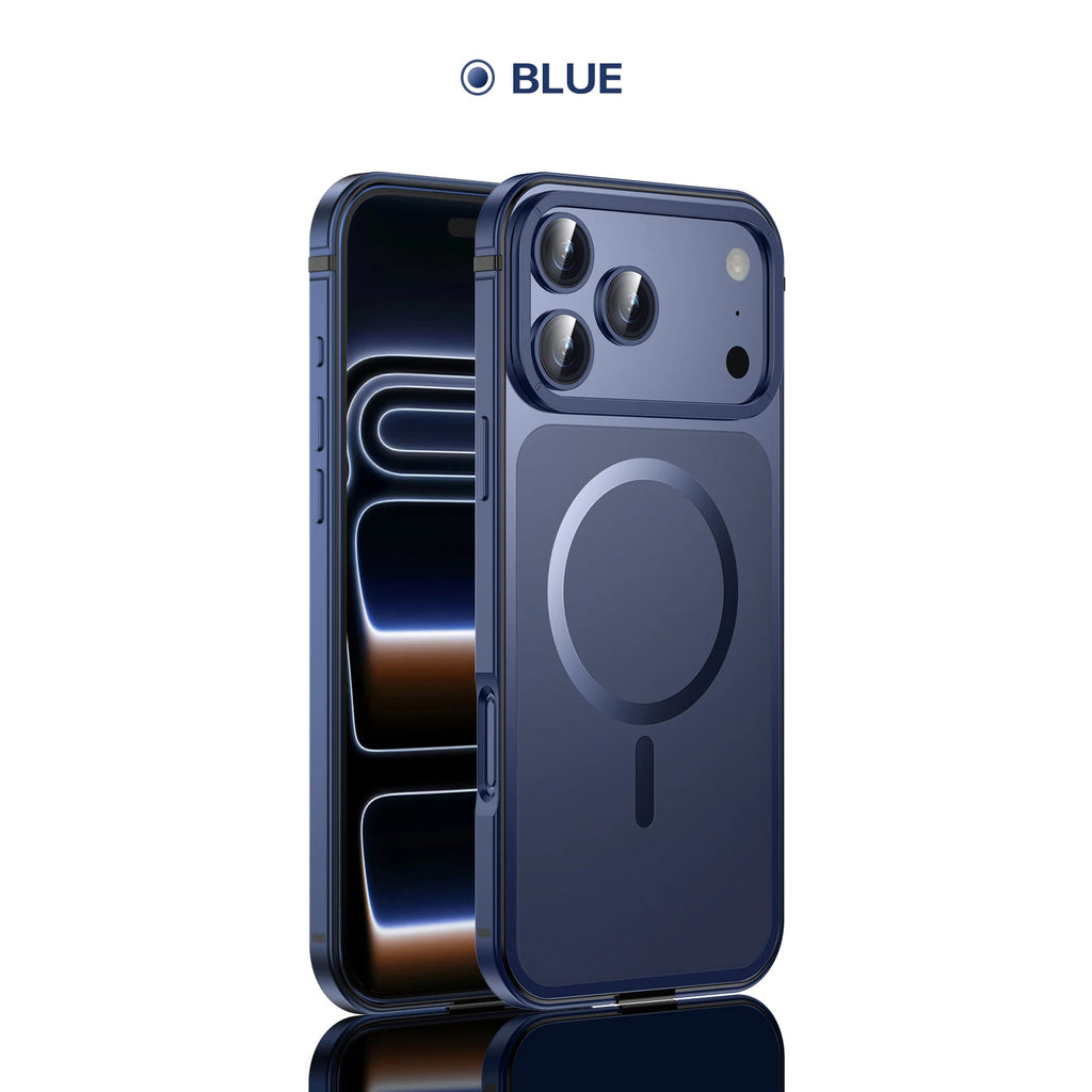 2026 NEW Original Dual Color Magnetic Backplate for IPhone 17 Pro/Pro Max Alloy Phone Case, Resistant To Yellowing and Aging