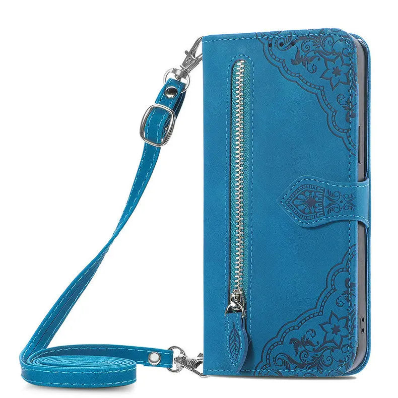 S25 S24 S23 Ultra S 26 S20 FE 5G Flip Case Zipper Card Texture Book Cover for Samsung Galaxy S21 Plus S22 S26 Ultra S 25 24 Capa