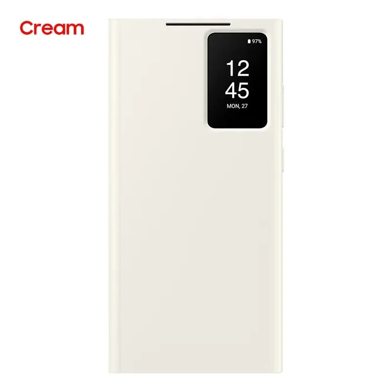 Original For Samsung Galaxy S23 Ultra Smart View Wallet Flip Case for Galaxy S23Ultra Smart View Phone Cover SM-S918B