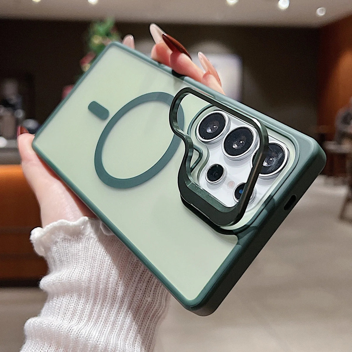 2026 Business Magnetic Case for Samsung Galaxy S24 Matte Soft Touch Anti-Yellow Phone Case with Metal Camera Frame S25ULTRA