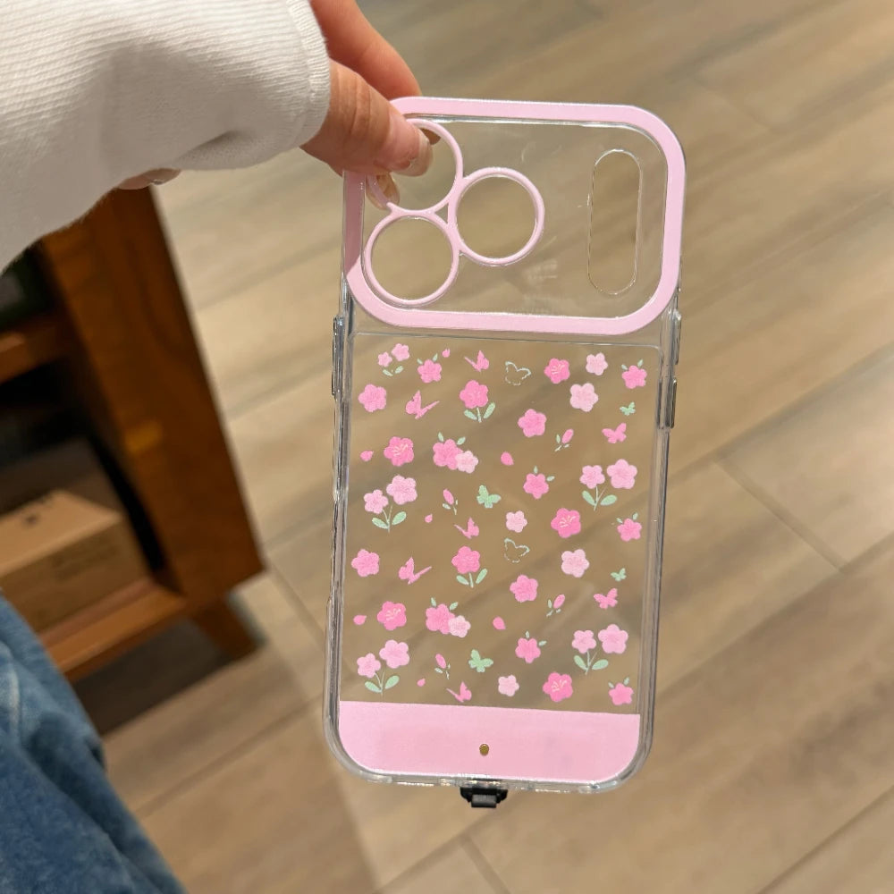 Luminous Call Light Up Flash Bowknot Phone Case For iPhone 17 16 15 13 12 11 14 Pro Max Plus FIve Color Light Change Cases Cover