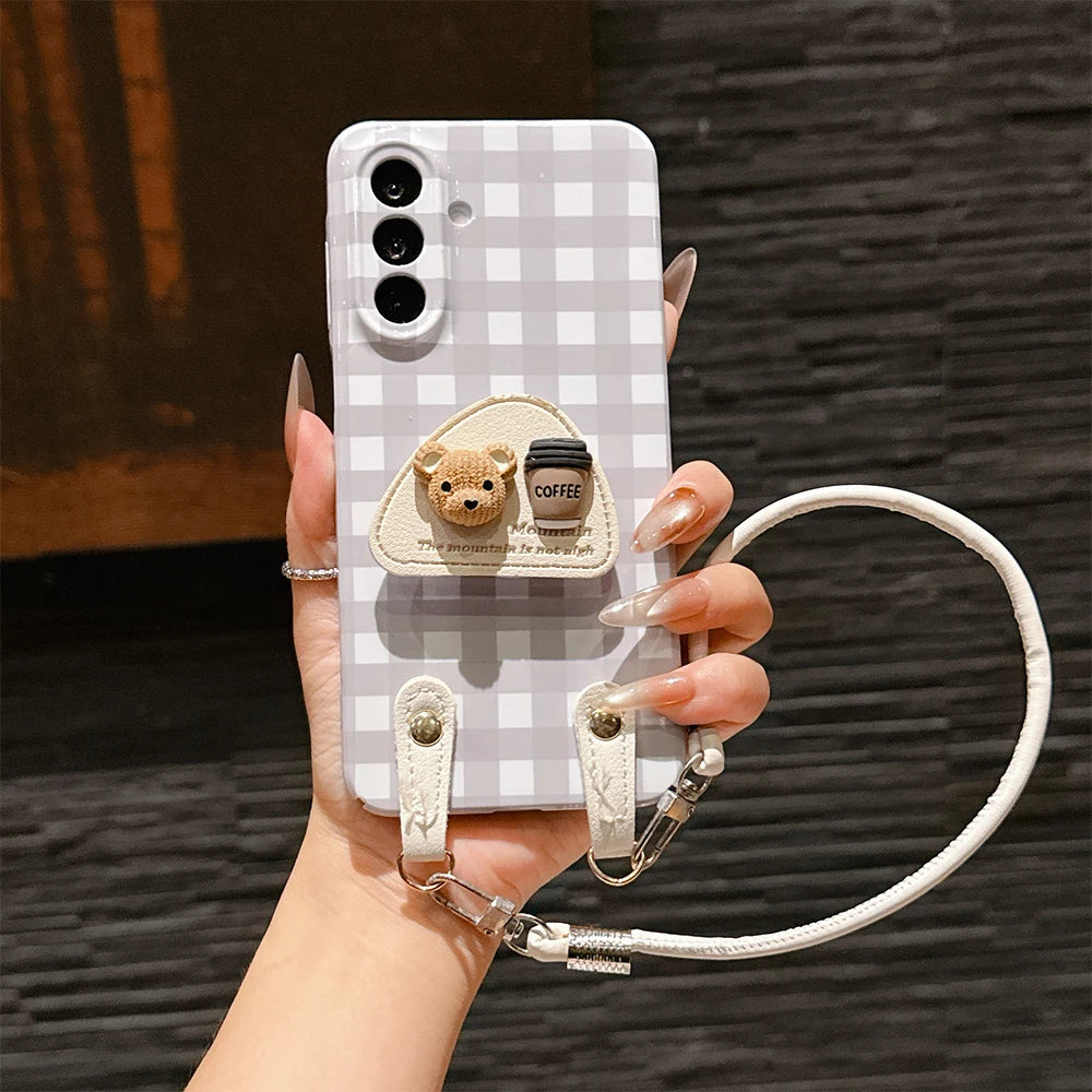 Shockproof Phone Case with Lanyard 4 Corner Protection Custom Print Cover for Galaxy S25 S25Ultra S24 S23 S24 Ultra Case