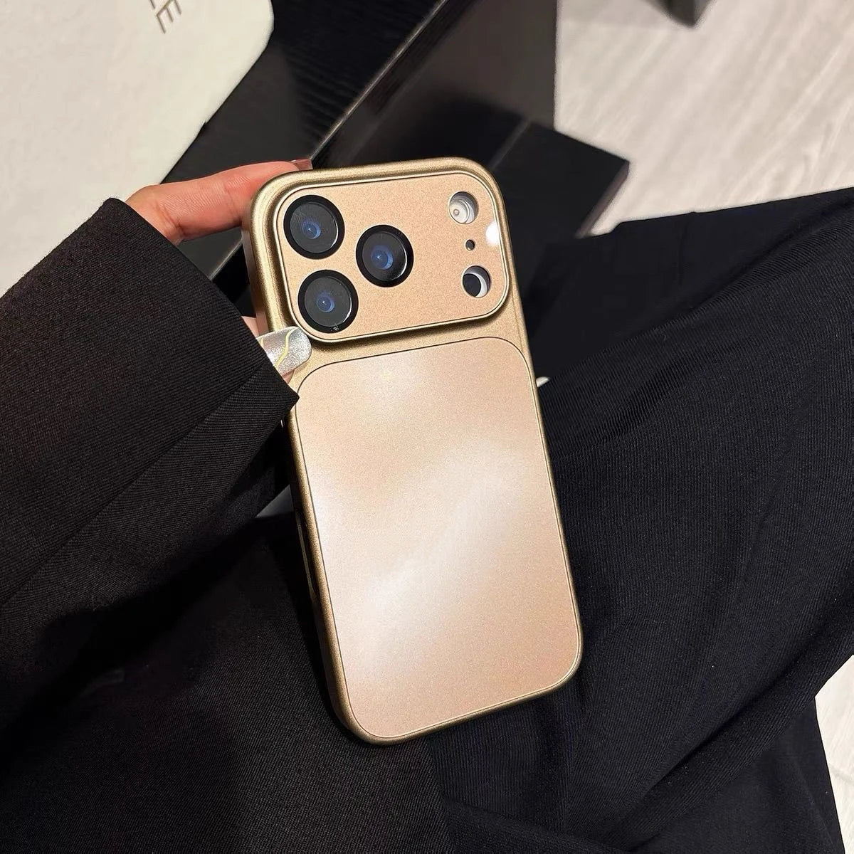 Original AG Nano Frosted Matte Luxury Phone Case For iPhone 17 14 13 16 15Pro Max Shockproof Cover With Camera Button Protectionv