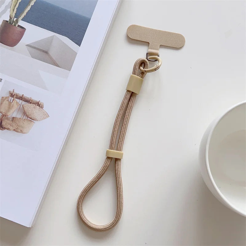 Universal Adjustable Short Lanyard Colorful Hand Wrist Strap Rope for Mobile Phone Cell Phone Case Accessories
