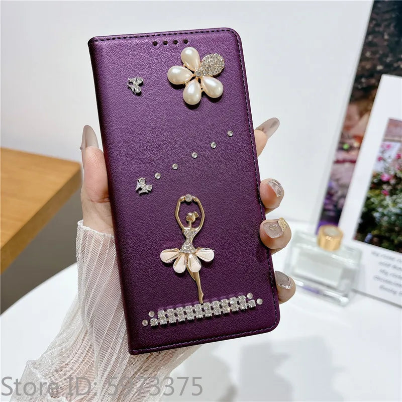 ME06 Magnetic Leather Phone Case For Samsung Galaxy S26 S25 S24 S23 S22 Ultra Plus FE Edge 5G Wallet Anti-theft Flip Cover 2026