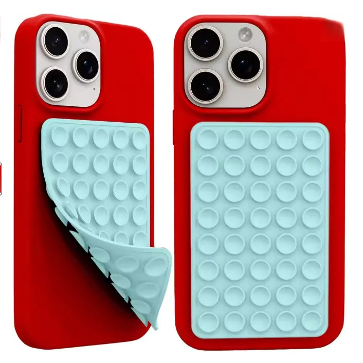 2026 Double Side Silicone Suction Pad For Mobile Phone Fixture Suction Cup Backed Adhesive Silicone Rubber Sucker Pad For Fixing