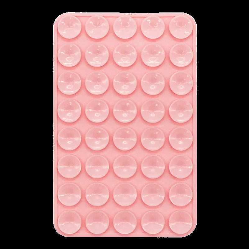 Double Sided Silicone Suction Cup Phone Case Detachable Stand Silicone Rubber Sucker Pad For Selfies And Videos Fixed Pad