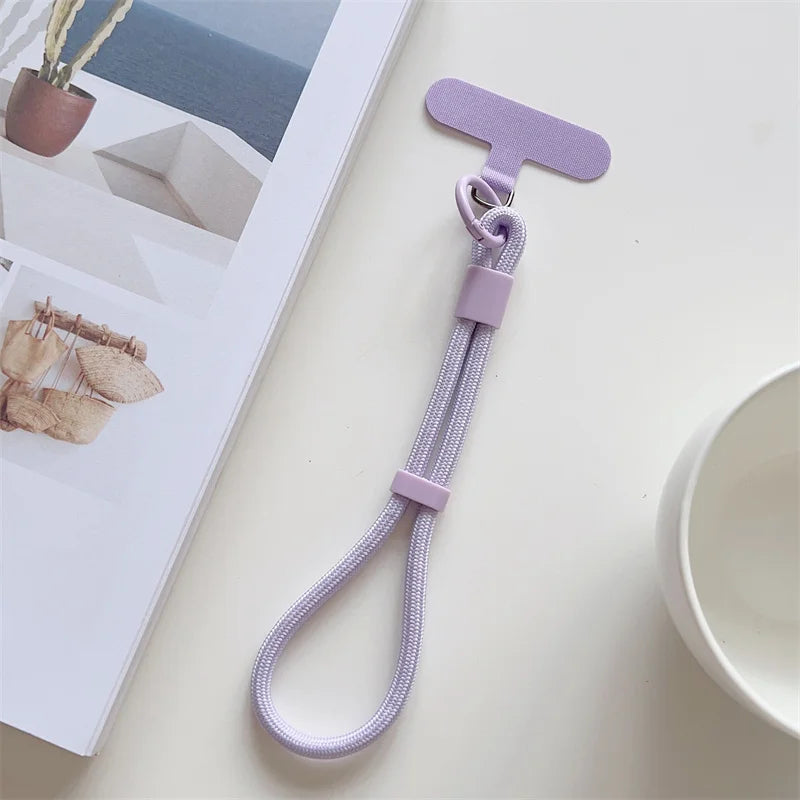 Universal Adjustable Short Lanyard Colorful Hand Wrist Strap Rope for Mobile Phone Cell Phone Case Accessories