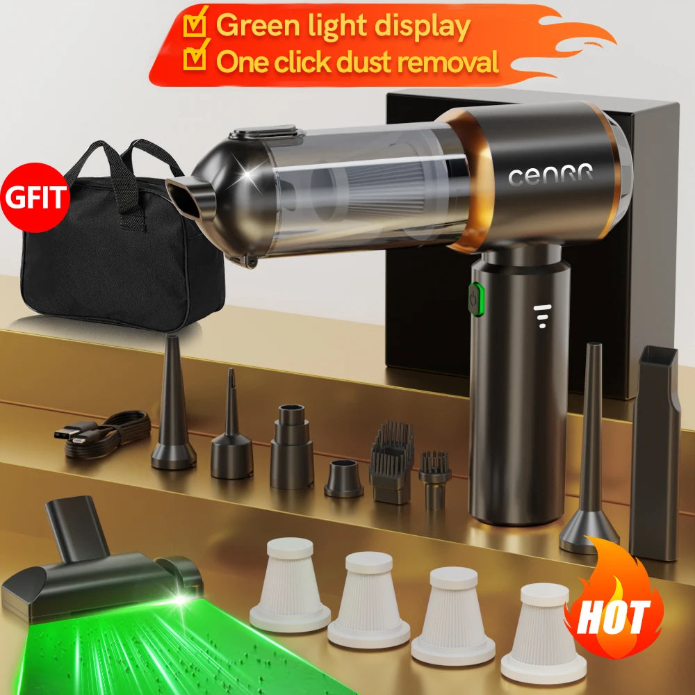 CENRR 998000PA Car Vacuum Cleaner Strong Suction Cordless Wireless Cleaner Handheld Portable Vacuum Cleaner Cleaning Machine
