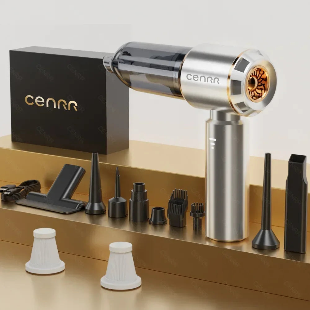 CENRR 998000PA Car Vacuum Cleaner Strong Suction Cordless Wireless Cleaner Handheld Portable Vacuum Cleaner Cleaning Machine