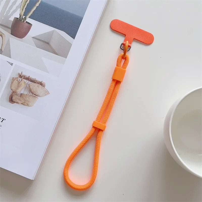 Universal Adjustable Short Lanyard Colorful Hand Wrist Strap Rope for Mobile Phone Cell Phone Case Accessories