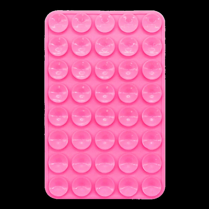 Double Sided Silicone Suction Cup Phone Case Detachable Stand Silicone Rubber Sucker Pad For Selfies And Videos Fixed Pad