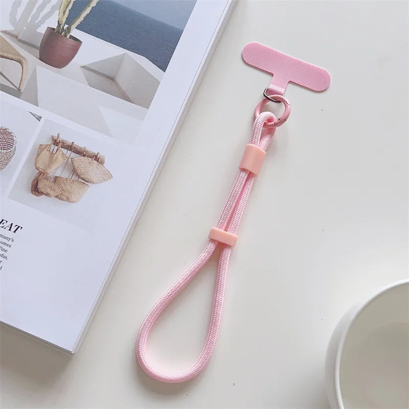 Universal Adjustable Short Lanyard Colorful Hand Wrist Strap Rope for Mobile Phone Cell Phone Case Accessories