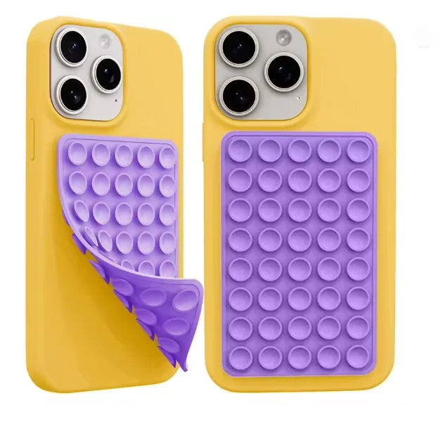 2026 Double Side Silicone Suction Pad For Mobile Phone Fixture Suction Cup Backed Adhesive Silicone Rubber Sucker Pad For Fixing